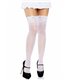 Verführerische Stay-Up Feinstrümpfe mit Silikonrand, transparent Queen Size | Leg Avenue