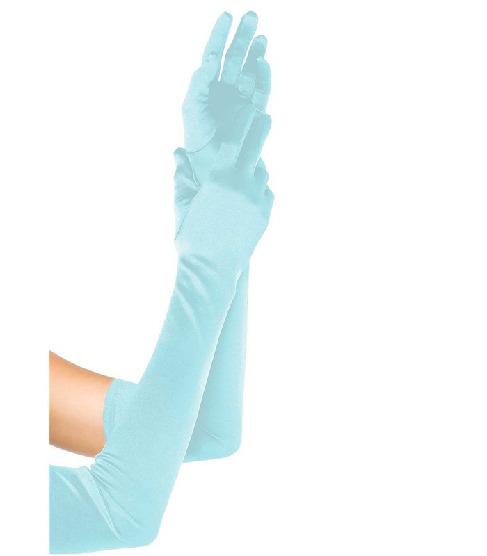 Elegante Extra Lange Satinhandschuhe in 6 Farben, One Size | Leg Avenue