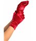 Schwarze Satin Handschuhe Handgelenklang | Leg Avenue