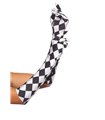 Satinhandschuhe im Harlekin-Design | Leg Avenue