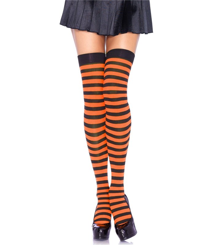 Gestreifte Overknee Strümpfe | Leg Avenue
