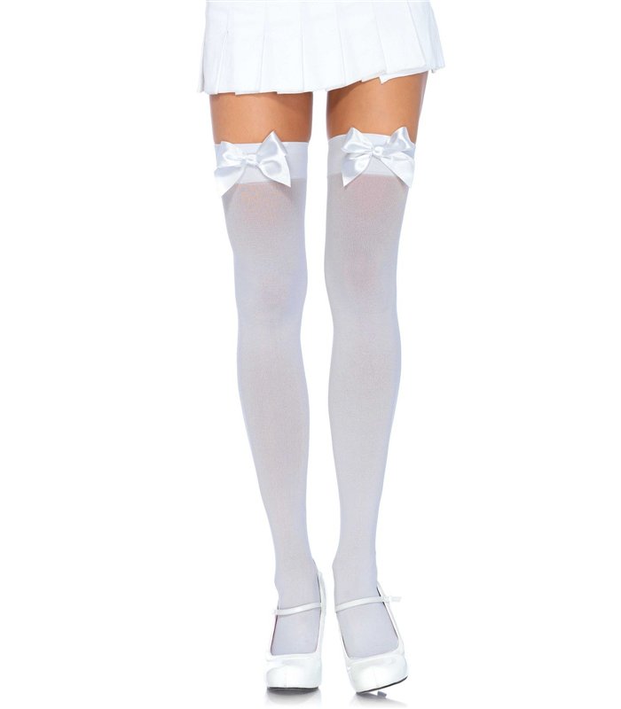 Nylonstrümpfe mit Schleife | Leg Avenue