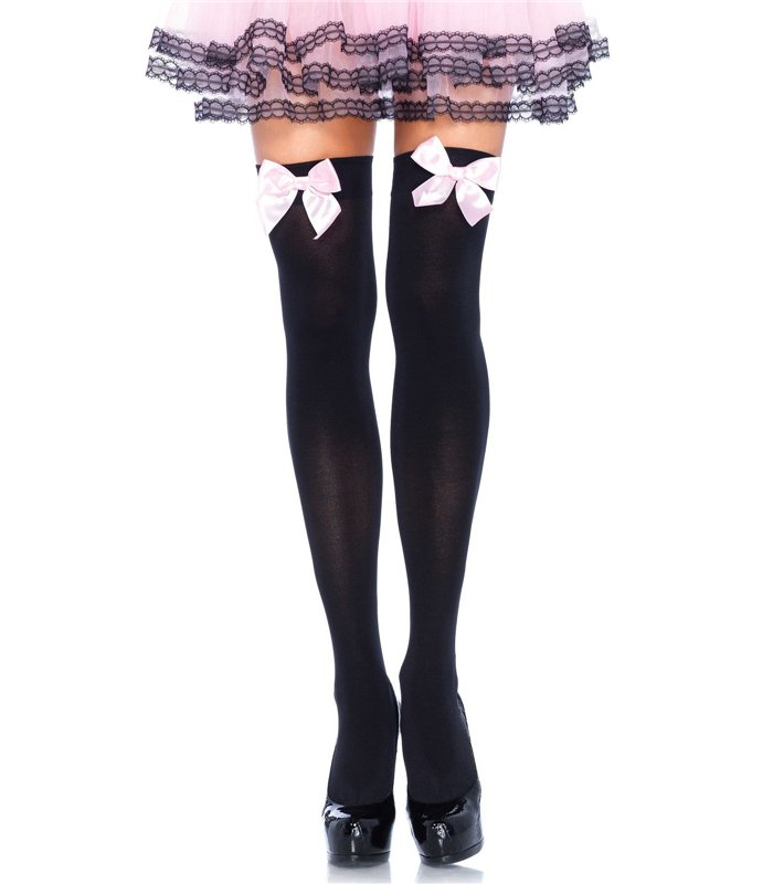 Nylonstrümpfe mit Schleife | Leg Avenue