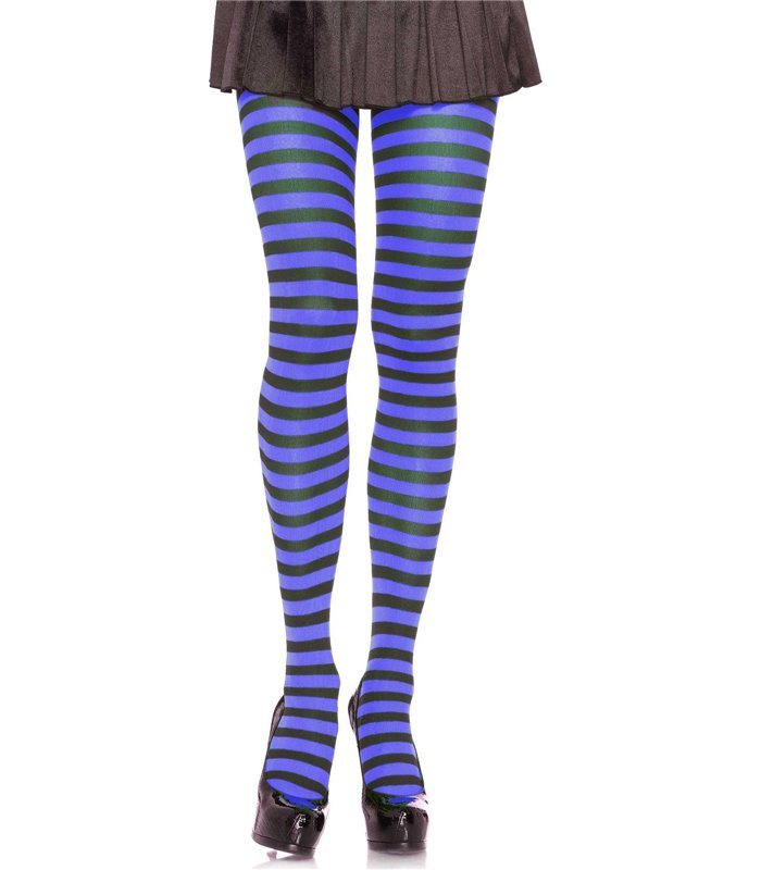 Nylonstrumpfhose mit Streifen | Leg Avenue