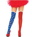 Superhelden Strumpfhose mit Overknee-Look | Leg Avenue