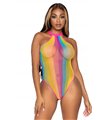 Regenbogen Neckholder Body - Sexy Einteiler in bunten Farben | Leg Avenue