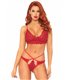 Bralette und Thong mit Hüft-Straps | Leg Avenue