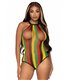 Rasta-Einteiler mit Druckknopf im Schritt | Leg Avenue