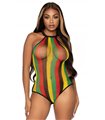 Kostüm - Rastafari Body mit Druckknopfverschluss im Schritt | Leg Avenue