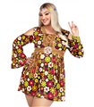 Kostüm - Hippie Kleid - Queen Size | Leg Avenue