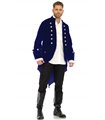 Kostüm - Historisch Blaue Samtjacke Offizier | Leg Avenue