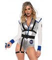 Kostüm - Galaxy Girl Bodysuit mit transparenter Kaputze | Leg Avenue