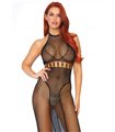 Rückenfreies Fischnetz-Kleid | Leg Avenue