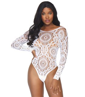 Snap crotch thong back teddy