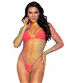 Bodysuit mit Druckknopf im Schritt und passendem Tanga | Leg Avenue
