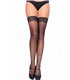 Strumpfhose mit süßem Strumpfband schwarz | Leg Avenue