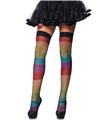 Regenbogenstrümpfe mit Fischnetzoptik | Leg Avenue