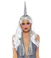 Kostümzubehör - Himmlisches Einhorn Kopfteil silber | Leg Avenue