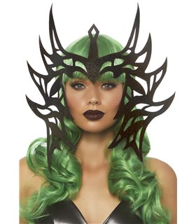 kostümzubehör Krieger Kopfteil schwarz | Leg Avenue