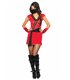Kostüm Mystischer Ninja Gold/Schwarz/Rot | Leg Avenue