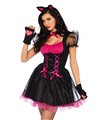 Kostüm - E-Girl Katzen Kostüm schwarz pink | Leg Avenue