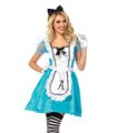 Kostüm - Klassisches Alice Kleid türkis | Leg Avenue