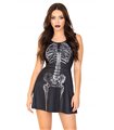 Kostüm - Sexy Skelettkleid schwarz | Leg Avenue