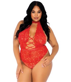 Backless & crotchless teddy +