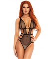 Ausgeschnittener Netz-Teddy mit String | Leg Avenue