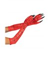 Kostümzubehör - Verführerische Dämonenkrallen-Handschuhe mit funkelnden Strasssteinen | Leg Avenue