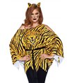 Kostüm - Tiger Poncho mit Tigerohren Haarreif | Leg Avenue