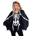 Day of the Dead Poncho for Special Occasions | Leg Avenue