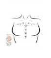 Kostümzubehör - Kismet Body Juwelen Sticker mehrfarbig | Leg Avenue