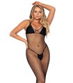Maxikleid aus gewebtem Twist-Netz schwarz | Leg Avenue