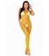 Maxikleid aus gewebtem Twist-Netz schwarz | Leg Avenue