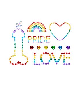 Pride bodyjewels sticker