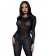 Overall mit Strasssteinen blickdicht schwarz | Leg Avenue