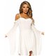 Kleid mit Glockenärmeln aus Baumwolle | Leg Avenue