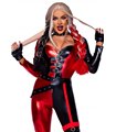 Kostüm - Harley Quinn Rot- Schwarz| Leg Avenue