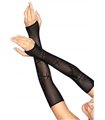 Netz-Armstulpen mit aufgenähten Stichen | Leg Avenue