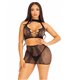 Neckholder-Crop-Top und Minirock | Leg Avenue