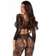 Crop top & footless tights