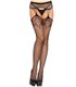 Sexy Netz-Strumpfhose mit Multi-Straps und Strumpfgürtel | Leg Avenue