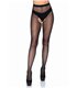 Strumpfhose mit offenem Schritt und hohem Bund schwarz | Leg Avenue