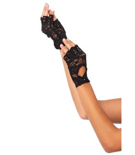 Lace Keyhole Gloves