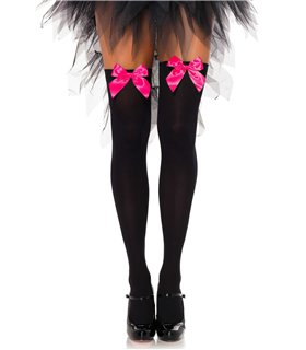 Nylonstrümpfe mit Schleife | Leg Avenue