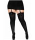 Strumpfhosen mit Schleife Queen Size | Leg Avenue