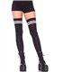 Athletische Kniestrümpfe schwarz | Leg Avenue