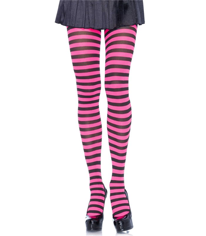 Nylonstrumpfhose mit Streifen | Leg Avenue