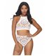 2tlg. Set Top & Highwaist String mit Mandala Muster | Leg Avenue